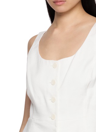  - THEORY - Button Up Peplum Vest