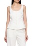 Main View - Click To Enlarge - THEORY - Button Up Peplum Vest