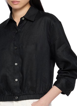 - THEORY - Fixed Sleeve Cropped Shirt