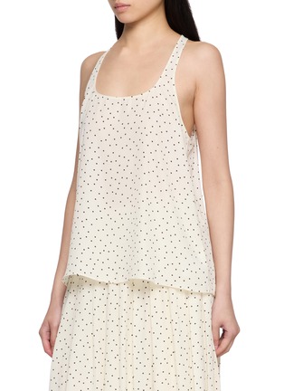Detail View - Click To Enlarge - THEORY - Halter Neck Polka Dot Top