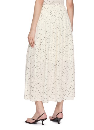 Back View - Click To Enlarge - THEORY - Polka Dot Wrap Skirt