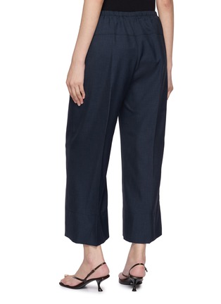 Back View - Click To Enlarge - THEORY - Elasticated Wide Crop Pants
