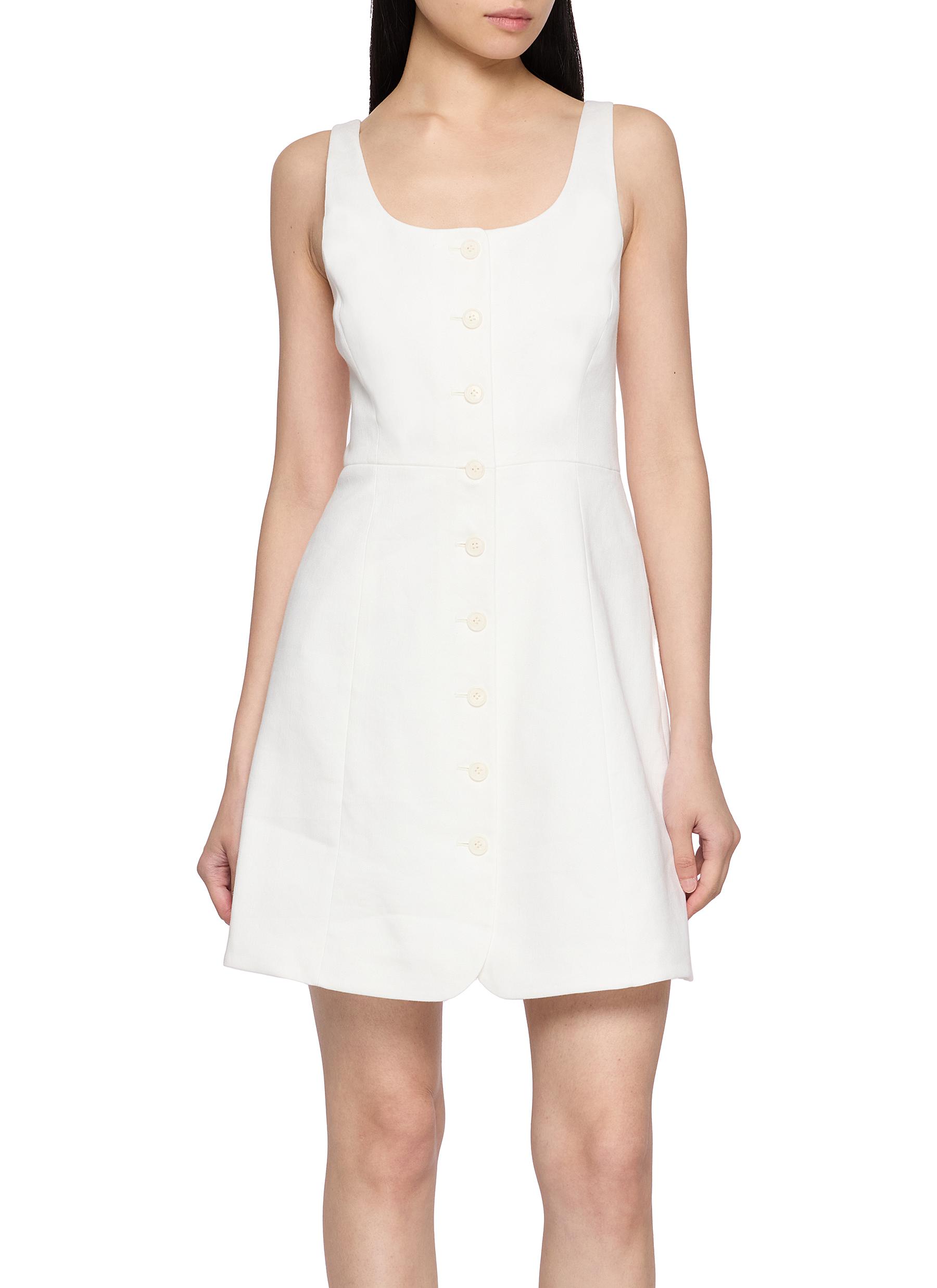 theory mini dress Groove Theory Mini Dress - Light Blue and Red