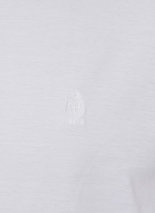  - PRADA - Logo Embroidery Crewneck T-Shirt