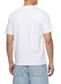 Back View - Click To Enlarge - PRADA - Logo Embroidery Crewneck T-Shirt