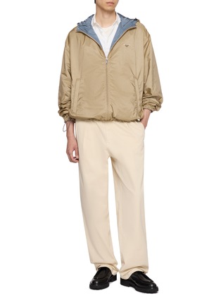 Figure View - Click To Enlarge - PRADA - Reversible Re-Nylon Windbreaker Jacket