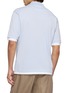 Back View - Click To Enlarge - PRADA - Triangle Logo Piquet Polo Shirt