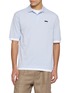 PRADA Triangle Logo Piquet Polo Shirt