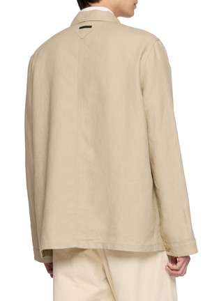 Back View - Click To Enlarge - PRADA - Washed Linen Jacket