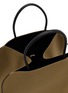 Detail View - Click To Enlarge - THE ROW - Margaux 15 Ceinture Canvas Leather Trim Top Handle Bag