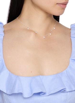 Front View - Click To Enlarge - MISSOMA - 18K Gold Plated Sterling Silver Pearl Choker Necklace