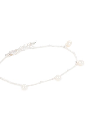 Detail View - Click To Enlarge - MISSOMA - Baya Stering Silver Pearl Chain Bracelet