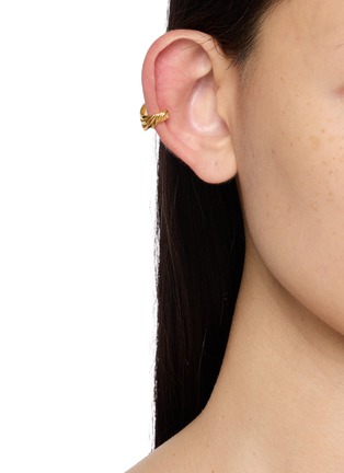 Figure View - Click To Enlarge - MISSOMA - 18k Gold Plated Brass MARKGONG Draped Ear Cuff