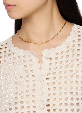 Figure View - Click To Enlarge - MISSOMA - Molten Olive Chain 18ct Gold Plated Brass Necklace