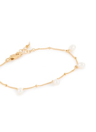 Detail View - Click To Enlarge - MISSOMA - Baya 18K Gold Plated Stering Silver Pearl Chain Bracelet