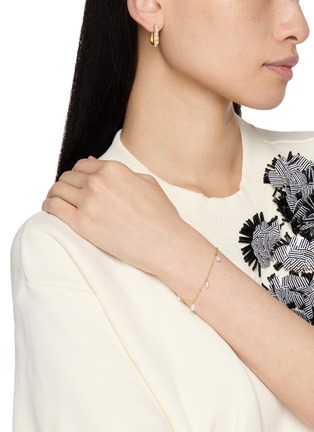 Figure View - Click To Enlarge - MISSOMA - Baya 18K Gold Plated Stering Silver Pearl Chain Bracelet