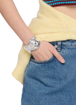 Front View - Click To Enlarge - MISSOMA - X MARKGONG Draped Statement Cuff