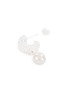 Detail View - Click To Enlarge - MISSOMA - Baya Sterling Silver Plated Brass Pearl Hoop Earrings