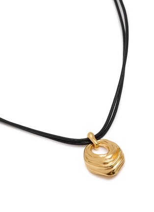 Detail View - Click To Enlarge - MISSOMA - 18k Gold Plated Brass MARKGONG Draped Statement Cord Necklace