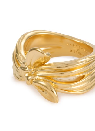 Detail View - Click To Enlarge - MISSOMA - X MARKGONG Bow Statement Ring