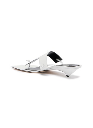 Detail View - Click To Enlarge - CHRISTEN - 35 Edge Leather Sandals