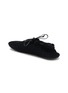 Detail View - Click To Enlarge - CHRISTEN - Hand Crochet Leather Trimmed Ballet Flats