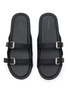 Figure View - Click To Enlarge - CHRISTEN - Double Belt Sandals