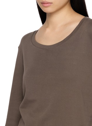  - THE ROW - Kalto Long Sleeve Scoop Neck Top