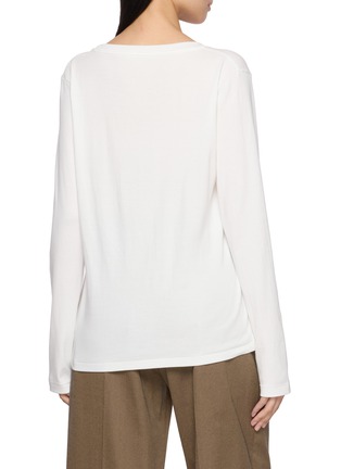 Back View - Click To Enlarge - THE ROW - Kalo Long Sleeve Top