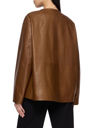Back View - Click To Enlarge - THE ROW - Quintus Round Neck Jacket