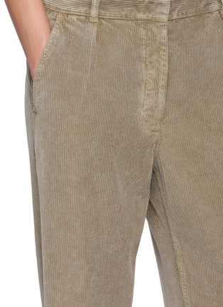  - THE ROW - Adler Pleated Cotton Corduroy Pants