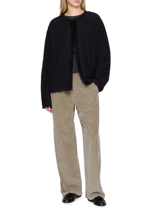 Figure View - Click To Enlarge - THE ROW - Adler Pleated Cotton Corduroy Pants
