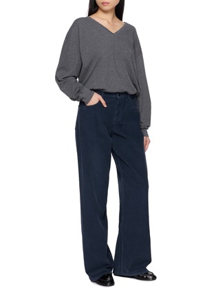 Figure View - Click To Enlarge - THE ROW - Birket V-Neck Top