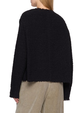 Back View - Click To Enlarge - THE ROW - Lazlo Frayed Tweed Jacket