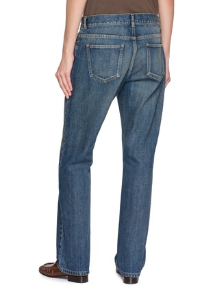 Back View - Click To Enlarge - THE ROW - Dinni Straight Leg Faded Denim Jeans