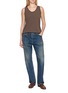Figure View - Click To Enlarge - THE ROW - Dinni Straight Leg Faded Denim Jeans