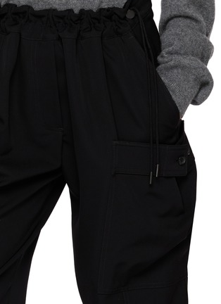  - THE ROW - Elga Drawstring Waistband Wool Gabardine Cargo Pants