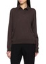 THE ROW Pauli Long Sleeve Jersey Knit Top