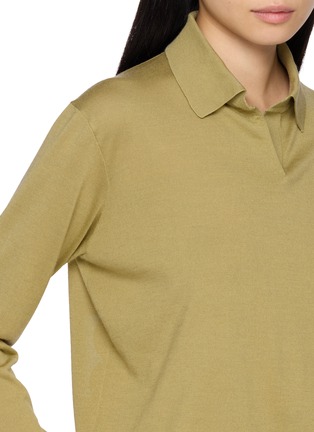  - THE ROW - Pauli Long Sleeve Jersey Knit Top