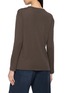 Back View - Click To Enlarge - THE ROW - Adine Crewneck Knit Cardigan