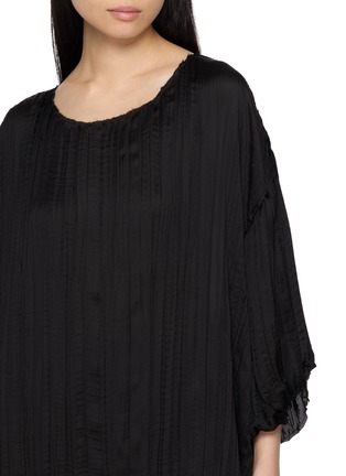  - THE ROW - Catena Pleated Silk Top