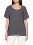 Main View - Click To Enlarge - THE ROW - Dera Scoop Neck Jersey T-Shirt