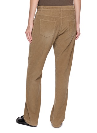 Back View - Click To Enlarge - THE ROW - Dinni Straight Leg Cotton Corduroy Pants