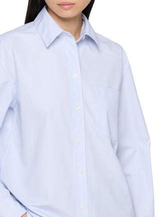  - THE ROW - Gavina Striped Cotton Poplin Shirt
