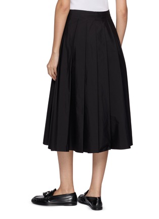 Back View - Click To Enlarge - THE ROW - Barta Pleated Midi Skirt
