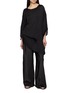 Figure View - Click To Enlarge - THE ROW - Gala Wide Leg Silk Taffeta Pants