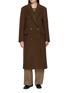 THE ROW Double Breasted Bamira Peak Lapel Wool Coat