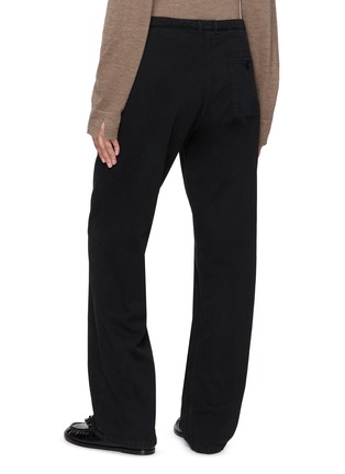 Back View - Click To Enlarge - THE ROW - Berit Straight Leg Cotton Twill Pants
