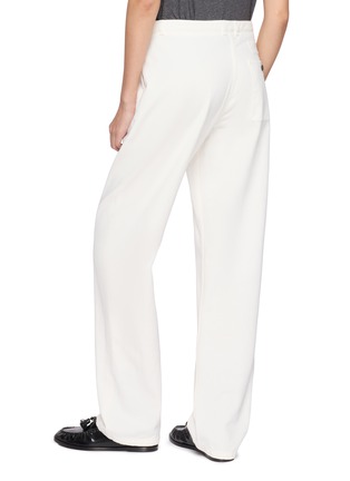 Back View - Click To Enlarge - THE ROW - Berit Straight Leg Cotton Twill Pants