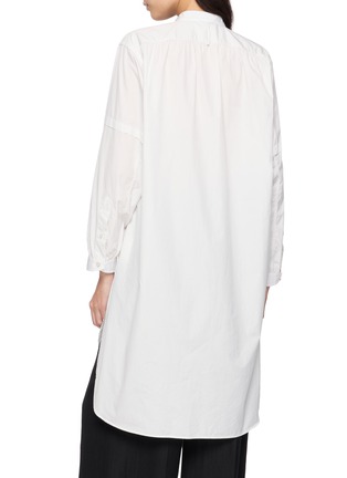 Back View - Click To Enlarge - THE ROW - Dottie Cotton Poplin Long Shirt